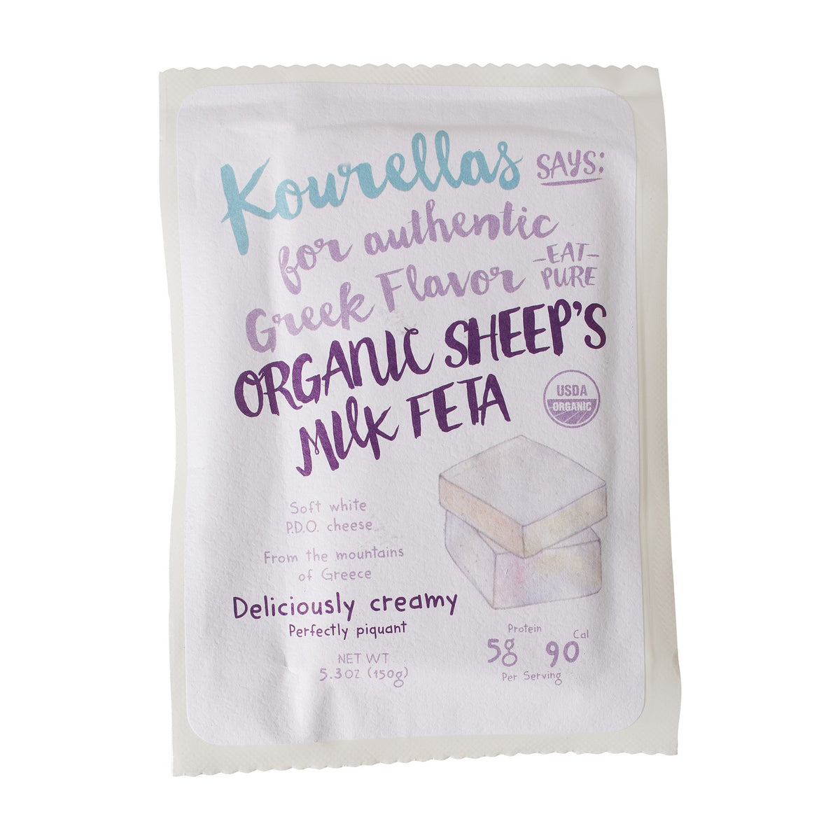 Feta Grecească din Lapte de Oaie ECO, 150g