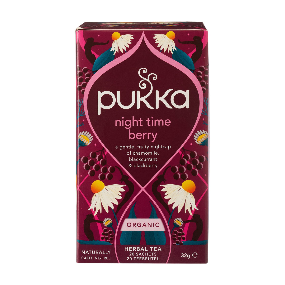 Ceai pentru Somn Night Time Berry ECO, 20 Plicuri