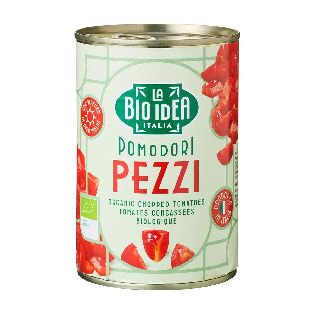 Roșii Cubulețe în Suc Tomat ECO, 400g