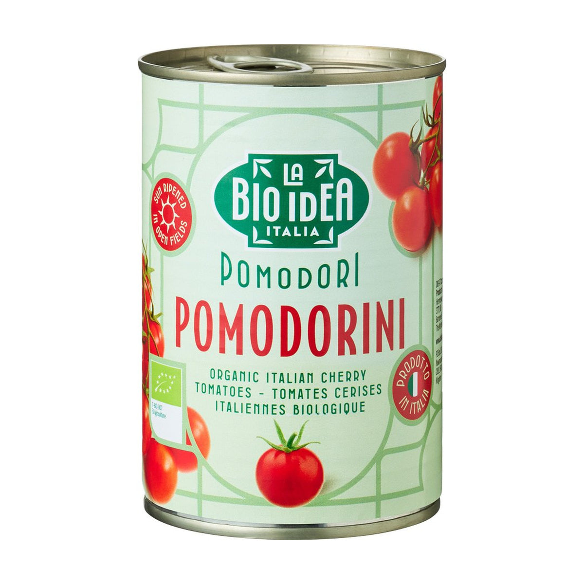Roșii Cherry în Suc Tomat ECO, 400g