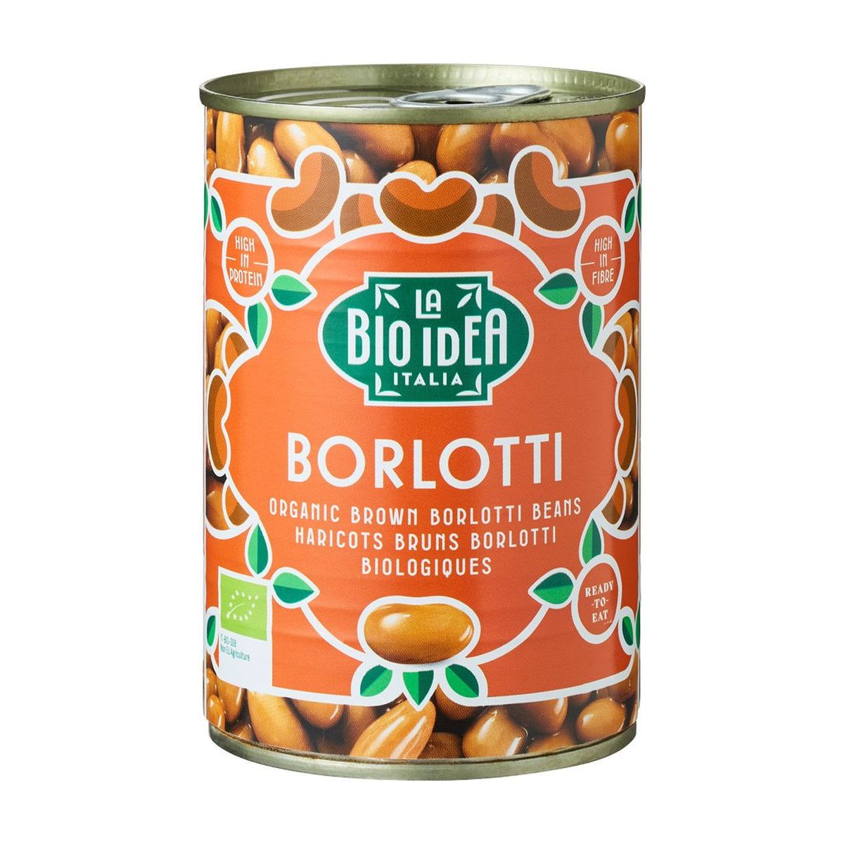 Fasole Borlotti la Conservă ECO, 400g