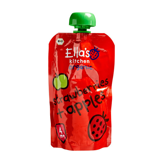 Storcosila ECO cu Căpșuni și Măr, 4 + 120ml