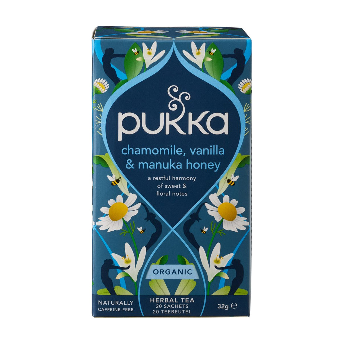 Ceai de Mușețel cu Vanilie și Manuka ECO, 20 Plicuri