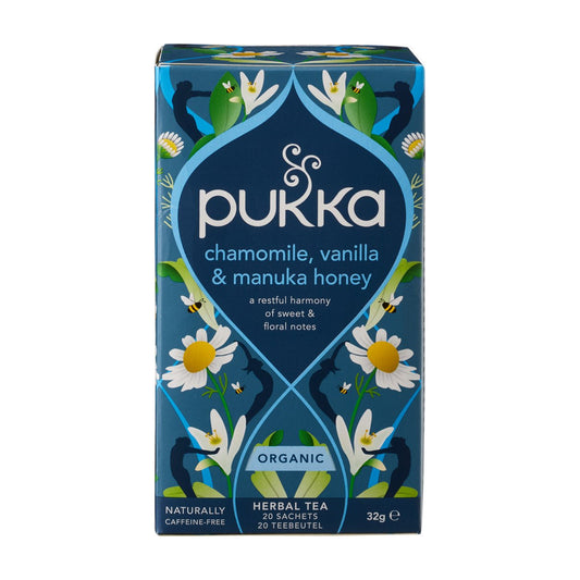 Ceai de Mușețel cu Vanilie și Manuka ECO, 20 Plicuri