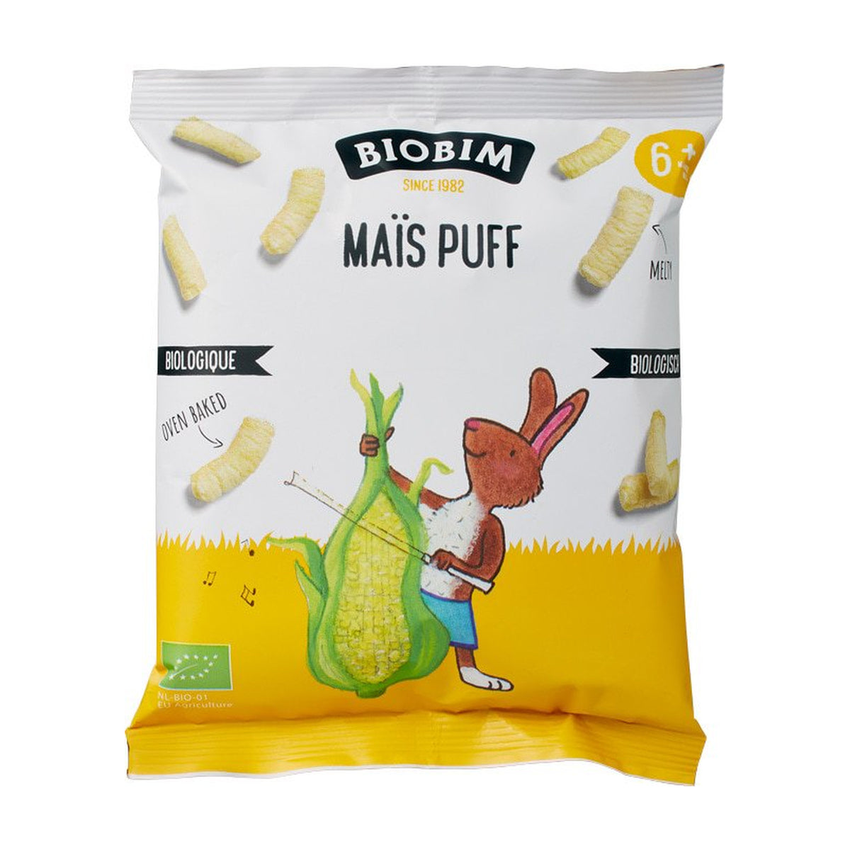 Pufuleți din Porumb Natur ECO (6+ luni), 17g