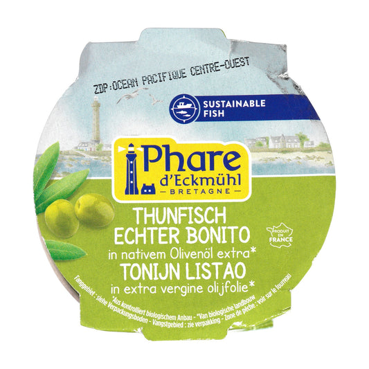 Ton Listao (Skipjack) în Ulei de Măsline ECO, 160g