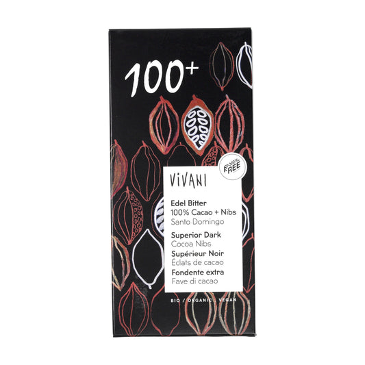 Ciocolată Neagră 100% Cacao ECO, 80g