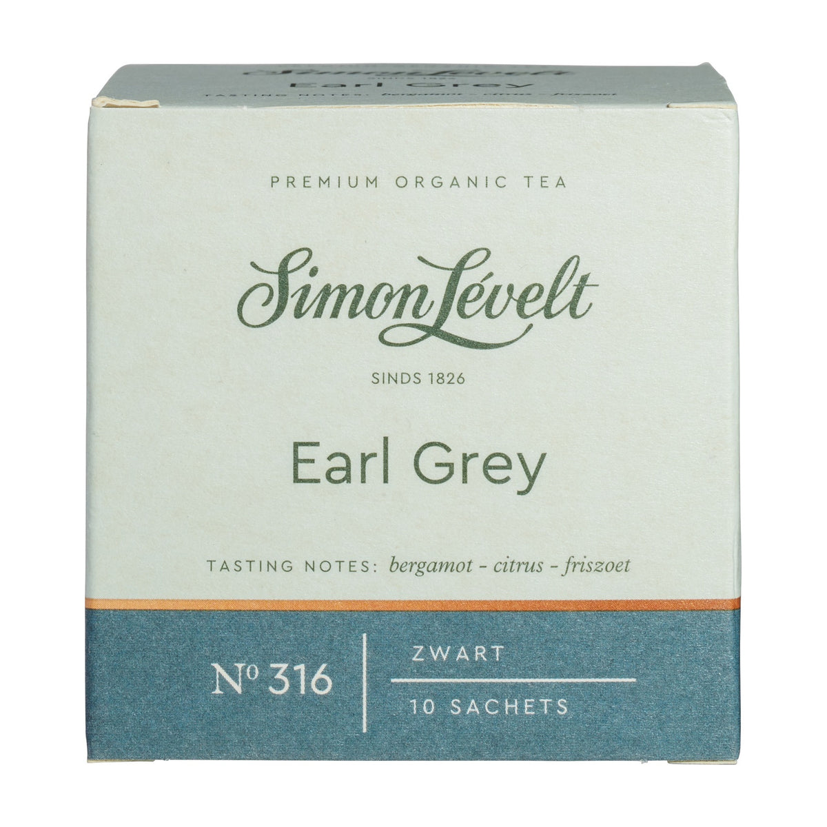 Ceai Negru Earl Grey Premium ECO, 10 Plicuri