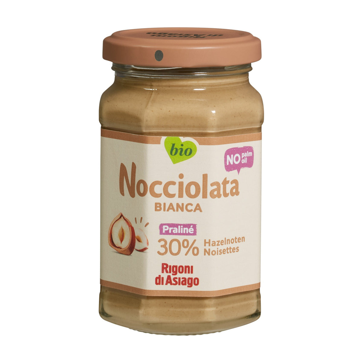 Cremă Tartinabilă Albă de Alune (Bianca) ECO, 250g