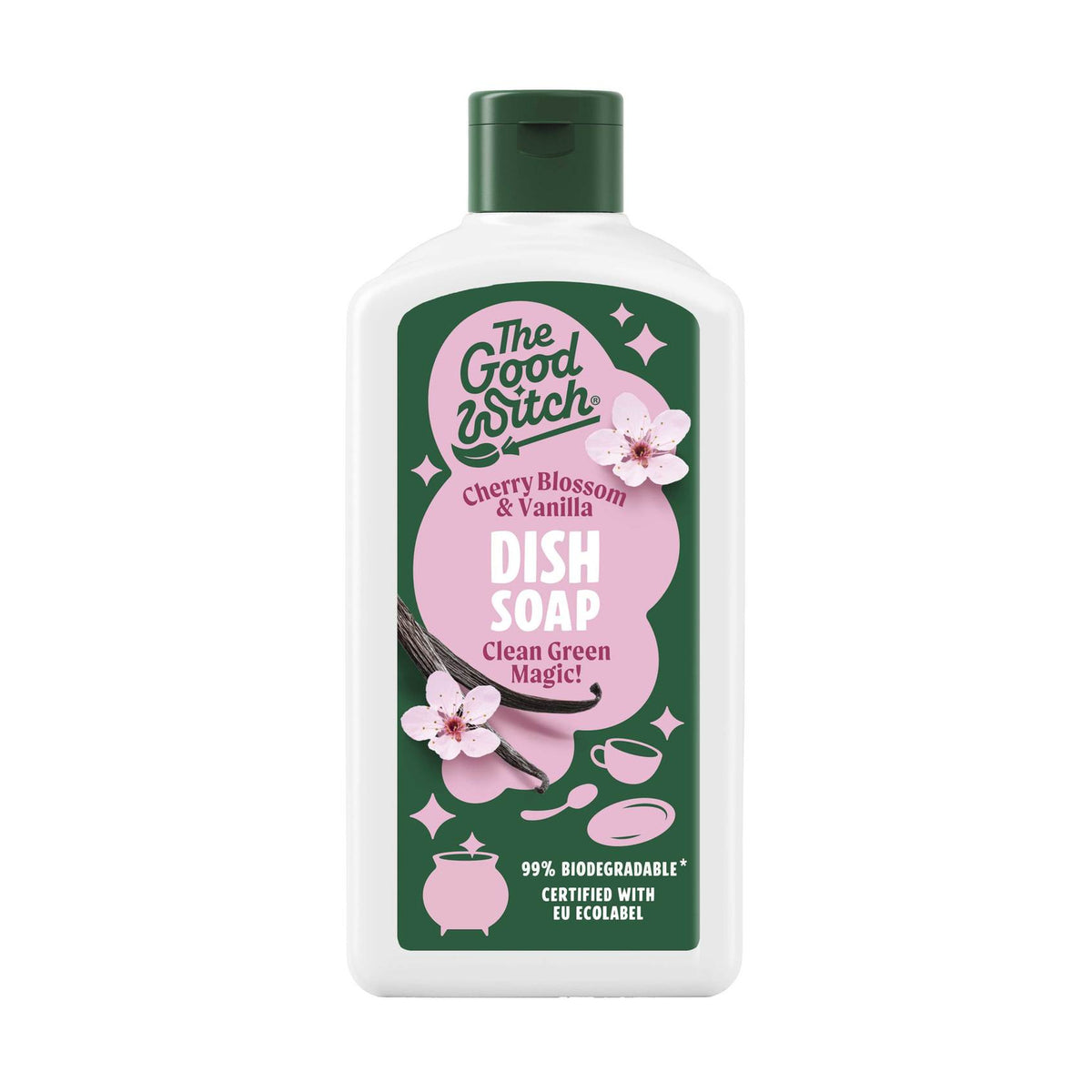 Detergent de Vase cu Flori de Cireș și Vanilie, 500ml