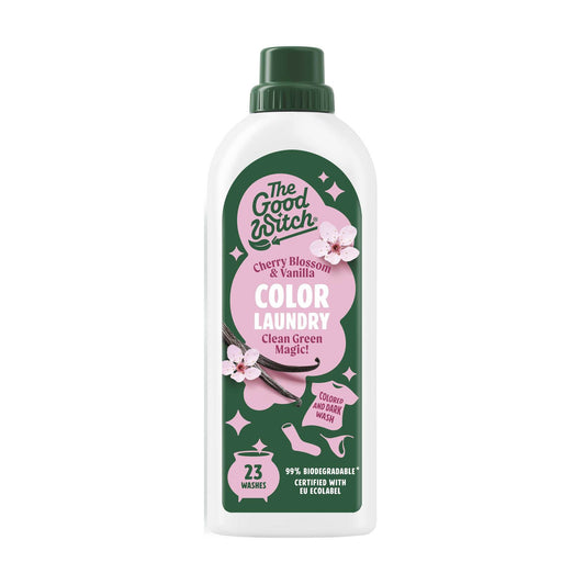 Detergent pentru Rufe Colorate și Negre cu Flori de Cireș și Vanilie, 1L