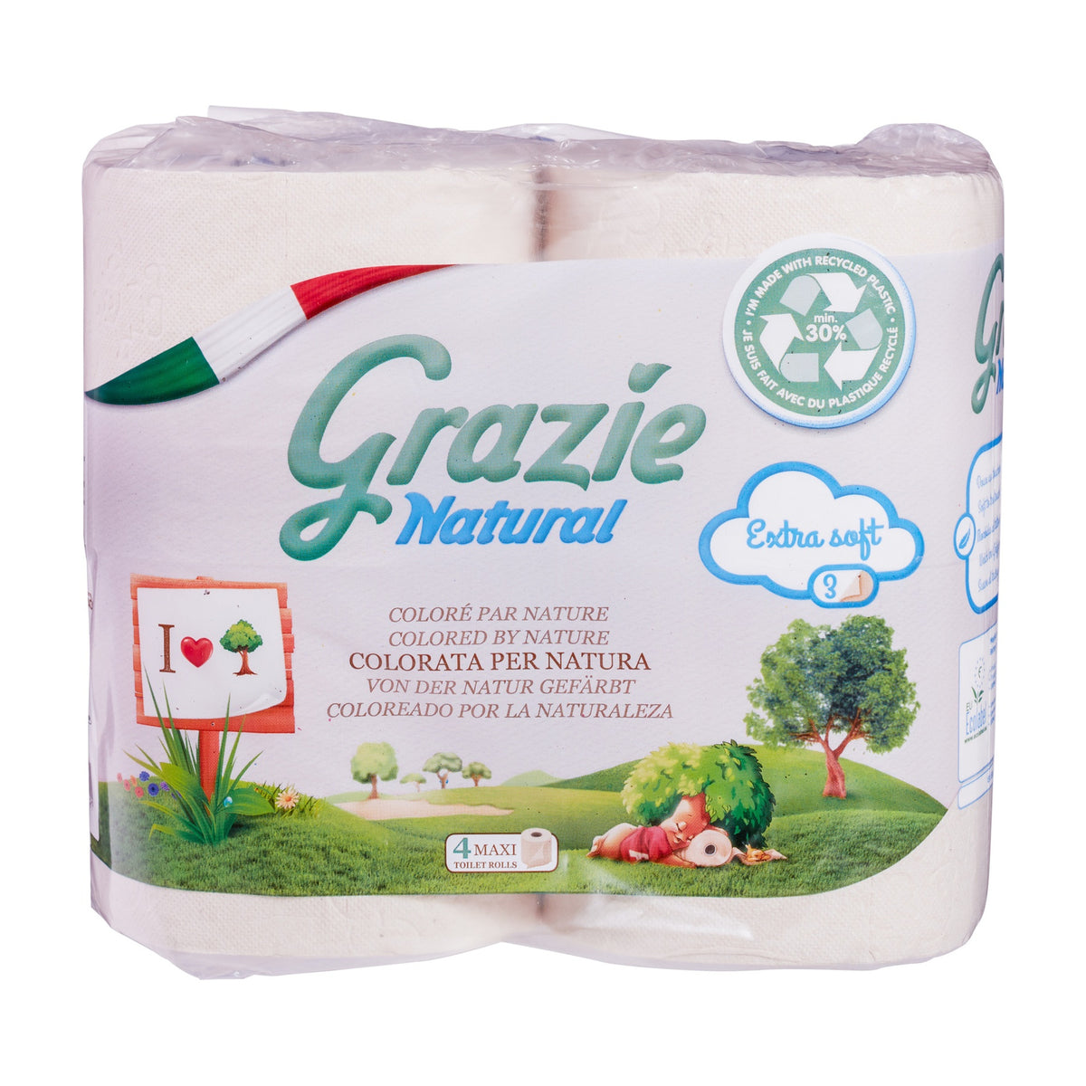 Hârtie Igienică 3 Straturi – 4 Role