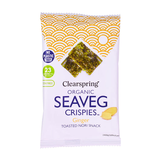 Snack din Alge Nori cu Ghimbir ECO, 4g