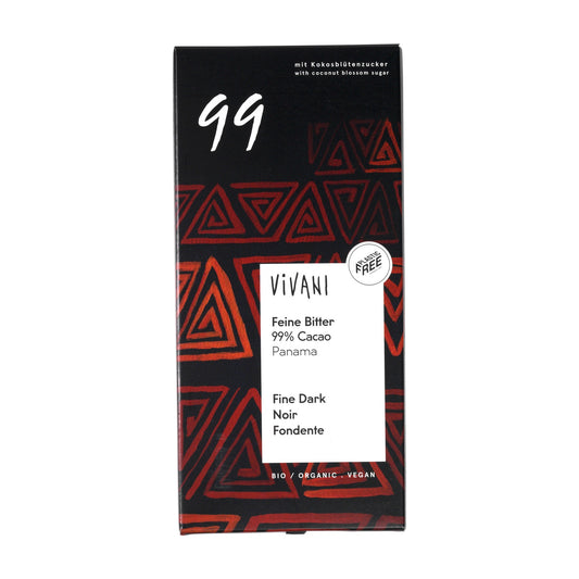 Ciocolată Neagră 99% Cacao ECO, 80g
