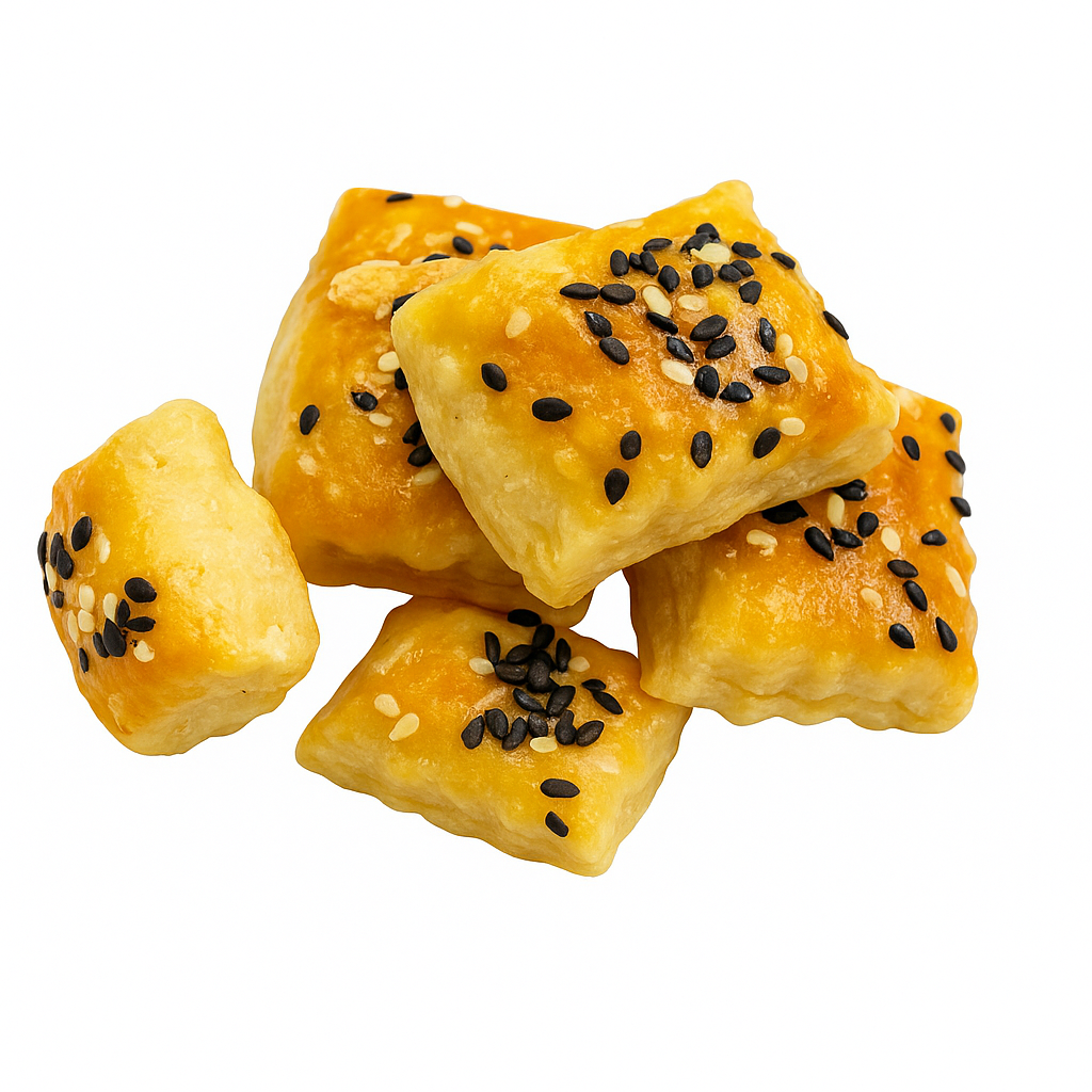 Biscuiți Sărați cu Brânză și Unt – Nasul Roșu, 200g