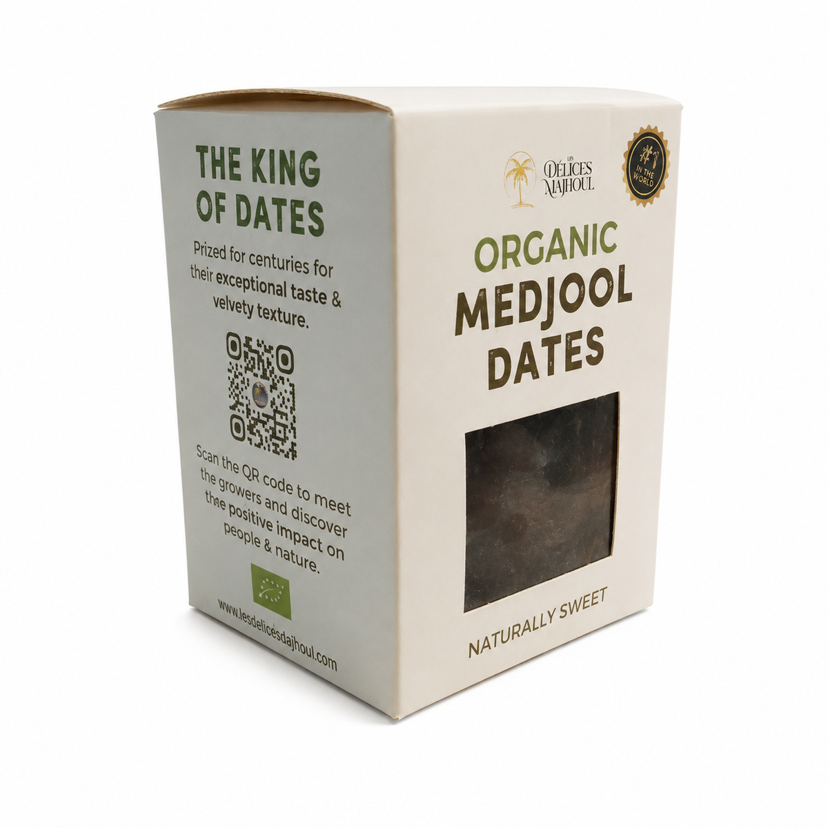 Curmale Medjool ecologice, cutie 200 g