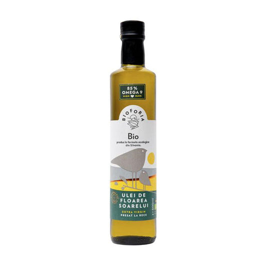 Ulei de Floarea-Soarelui Presat la Rece ECO, 750ml