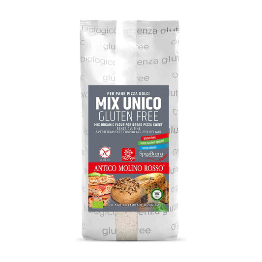 Mix Universal fără Gluten pentru Pâine, Pizza și Deserturi ECO, 500g