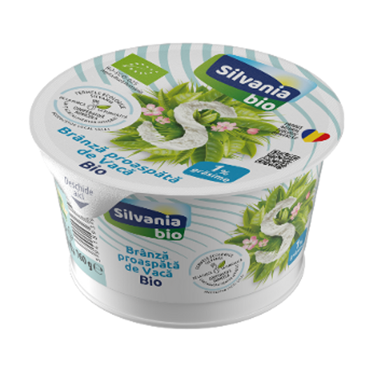 Brânză Proaspătă de Vacă 6% Grăsime ECO, Silvania – 160g