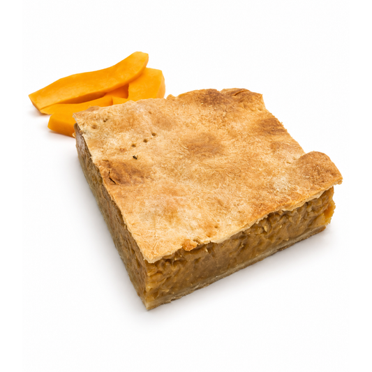 Plăcintă cu Dovleac și Aluat Fraged cu Unt, 300g