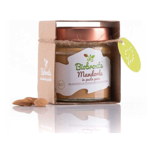 BioBronte – Pastă Pură de Migdale Prăjite 100% ECO, 150g