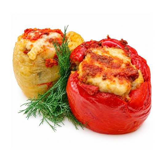 Ardei Umpluți Vegani cu Bulgur, 400g