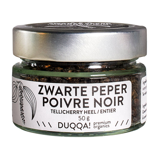 Piper Negru Boabe Tellicherry ECO, 50g