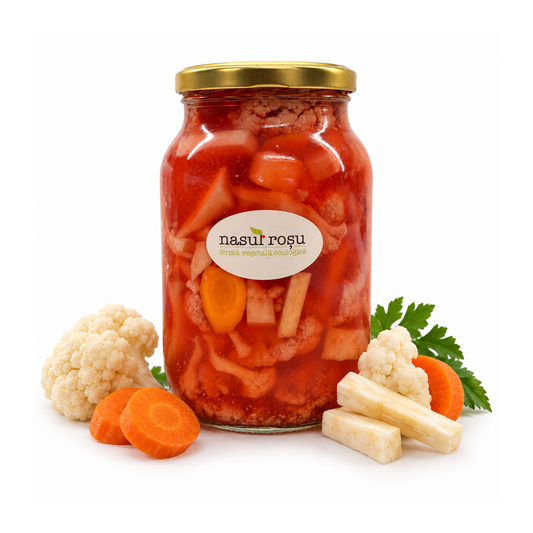 Conopidă în oțet blând Nasul Roșu, borcan de 1700 ml