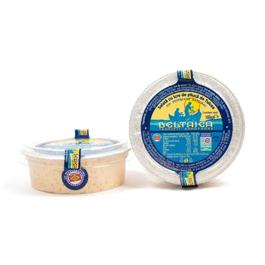 Salată cu icre de știucă fără ceapă Deltaica