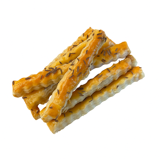 Sărățele cu Brânză și Chimen – Nasul Roșu, 150g