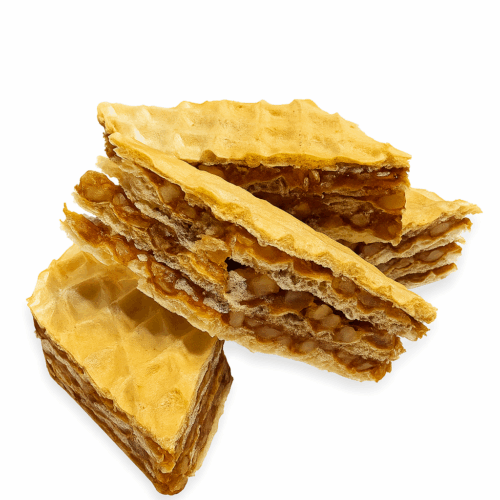 Napolitane de Casă cu Caramel și Nucă – Nasul Roșu, 200g