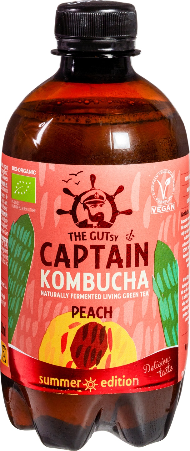 Kombucha Piersică ECO, 400ml