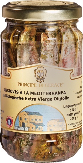 Hamsii Mediteraneene în Ulei de Măsline ECO, 200g
