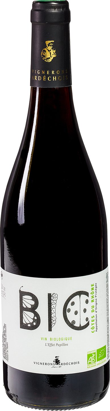 Vin Roșu Côtes du Rhône AOC ECO, Papillon – 750ml