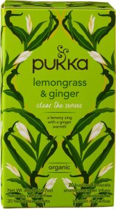 Ceai cu Lemongrass și Ghimbir ECO, 20 Plicuri