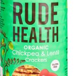 Crackers cu Năut și Linte BIO – Rude Health, 100g