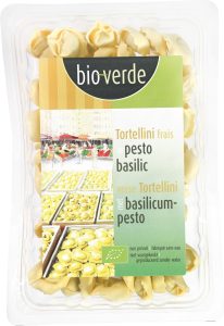 Tortellini Proaspete cu Pesto de Busuioc ECO, 200g