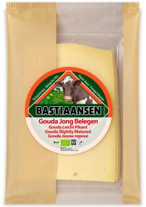 Brânză Gouda de Vacă Semi-maturată ECO în Felii, Bastiaansen – 150g