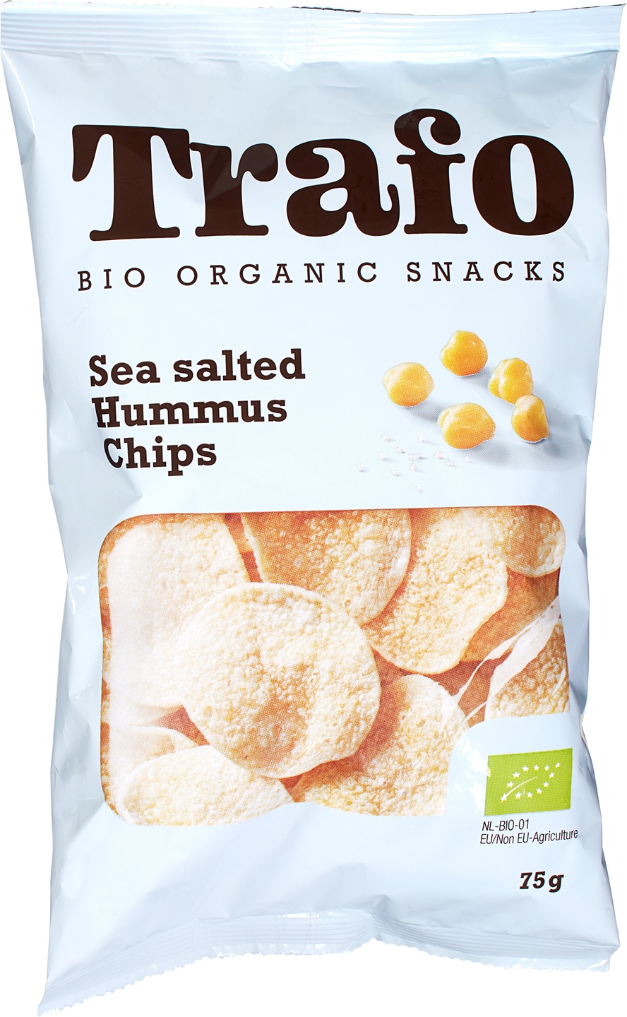 Chipsuri de Hummus cu Sare de Mare ECO, 75g