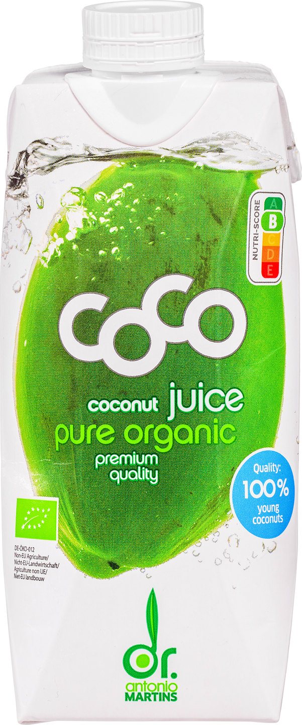 Apă de Cocos ECO 100%, 500ml