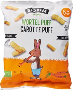 Pufuleți cu Morcov ECO (6+ luni), 20g