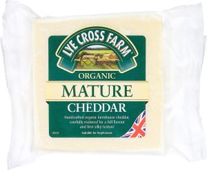 Brânză Cheddar Matur ECO, Lye Cross Farm – 200g