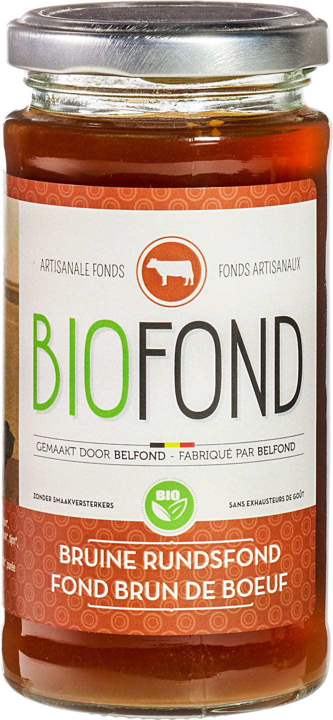 Fond Brun de Vită BIO – Belfond, 240ml