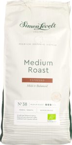 Cafea Boabe Espresso Prăjire Medie ECO, Simon Levelt – 1kg