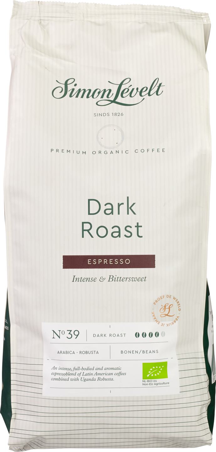 Cafea Boabe Espresso Prăjire Intensă ECO, Simon Levelt – 1kg