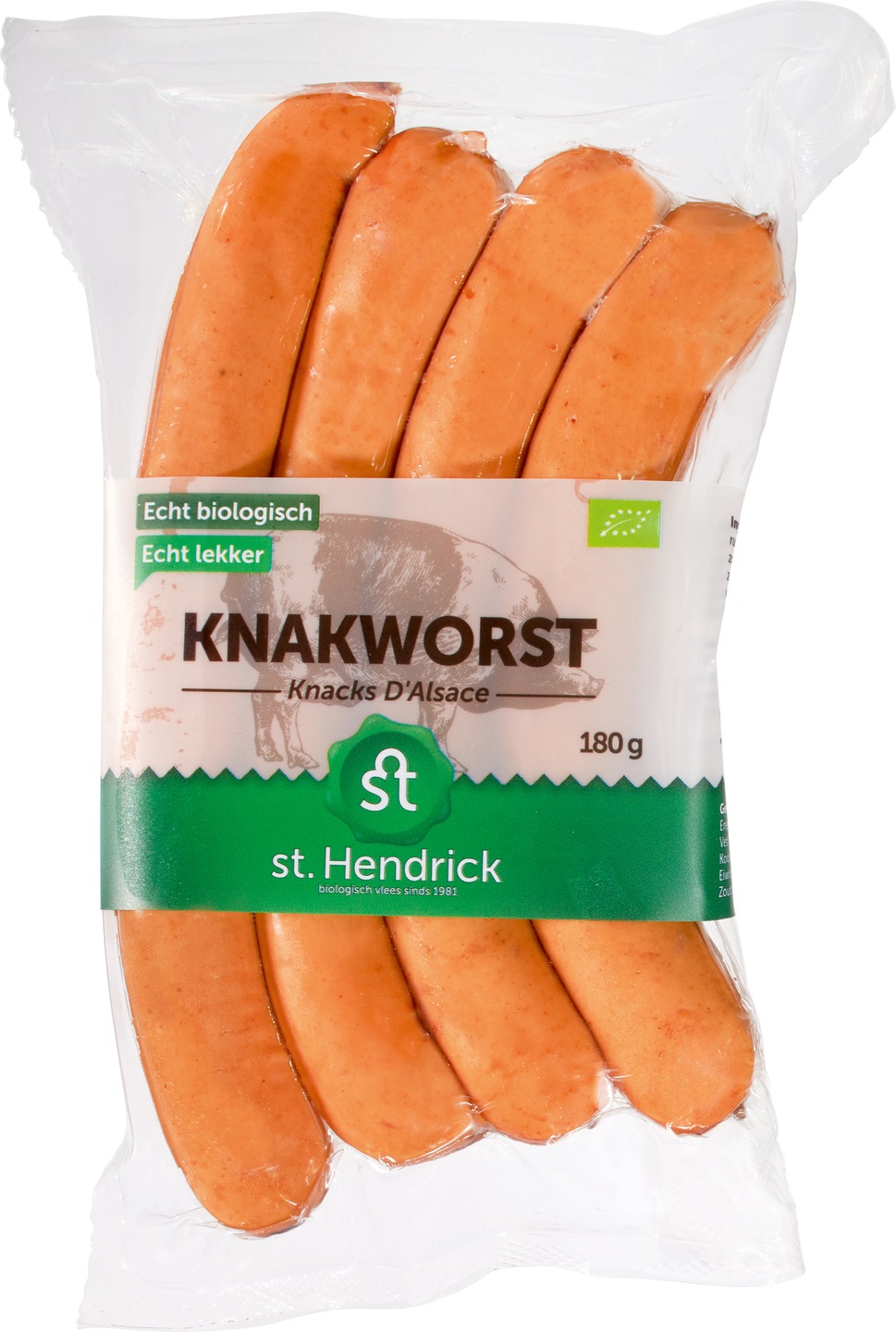 Crenvurști de Porc și Vită ECO, 180g