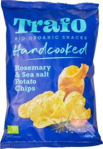 Chipsuri de Cartofi cu Rozmarin și Sare de Himalaya ECO – Trafo, 125g