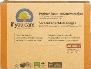 Pungi de Hârtie pentru Sandviș, Nealbite – 48 Bucăți