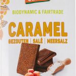 Ciocolată cu Lapte, Caramel Sărat și Sare de Mare ECO & Demeter, Belvas – 90g