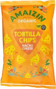 Tortilla Chips Nacho cu Brânză ECO – Amaizin, 150g